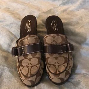 Coach Size 7 1-2 Clogs